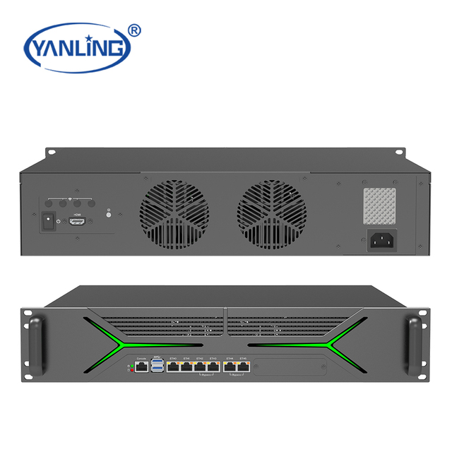 19-Inch 2U Rack Mount Hardware Firewall with 6 I210 LAN Cloud Computer