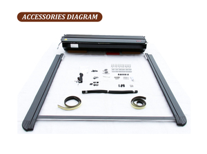 Cubiertas de Caja de Camioneta Manuales de Acero Inoxidable YTPIONEER para <span class=keywords><strong>Ford</strong></span> F150 Raptor 2009-2022, Cubierta Retráctil Rígida de Aluminio para Plataforma de Camioneta - Product Image 6