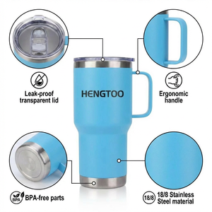 <span class=keywords><strong>Thermos</strong></span> isotherme en acier inoxydable à double paroi de 40 oz, isolation thermique de 12 à 24 heures, écologique, sans BPA, pour la salle de sport, le camping, les sports de plein air - Product Image 5