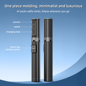 Xách tay 3- Gimbal điện thoại di động ổn định mặt theo dõi Selfie Stick không dây từ xa cho cho hành động video máy ảnh - Product Image 3