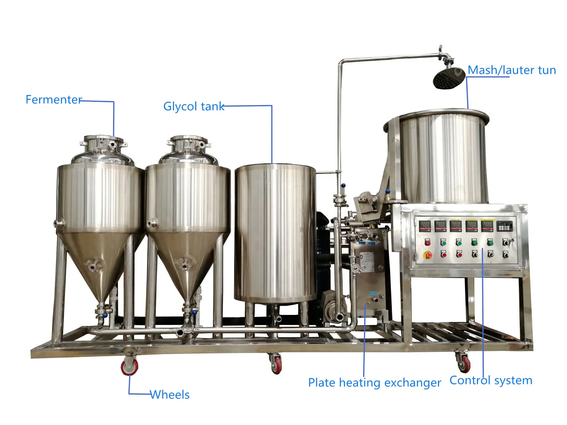 50l brewing bucket system home brew beer making kit in vendita