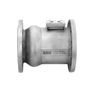 วาล์วเชลท์แบบมีหน้าแปลน ESG สแตนเลส 304 DN80 PN16 วาล์วควบคุมการไหลสองทางแบบมุม - Product Image 2