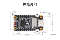 Kit de développement ESP32 C6 avec écran LCD 1,47 pouces, contrôleur de objets connectés, Wi-Fi, Bluetooth, faible consommation, 5V, modules 1 cœur