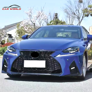 For 2013-2016 IS200T Car Front Bumper Upgrade to 2021 IS500 Style New 2014 IS300H IS500 IS F-Sport Body Kit Grille Bumper - Product Image 4