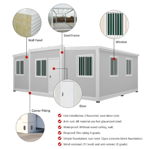 Мобильный мини-дом с 3 спальнями, складной, быстровозводимый, 20-футовый, 40-футовый, роскошный, расширяемый контейнерный дом - Product Image 6
