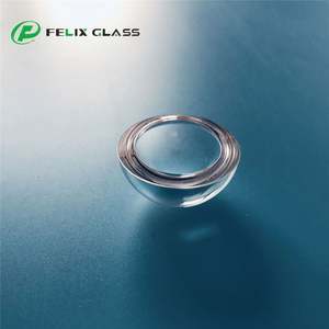 เลนส์แก้วใสทรงโดมเว้าแบบกำหนดเอง FELIX OEM ทำจากแก้ว BK7 ซิลิกาหลอมรวม และแซฟไฟร์ - Product Image 1