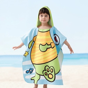 Nouvelle <span class=keywords><strong>cape</strong></span> <span class=keywords><strong>de</strong></span> <span class=keywords><strong>plage</strong></span> à capuche pour enfants, motif dessin animé, pour garçons et filles, serviette <span class=keywords><strong>de</strong></span> <span class=keywords><strong>bain</strong></span> absorbante pour tout-petits - Product Image 3