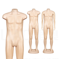 Mannequins en plastique pas chers en gros, mannequins sans tête, mannequins musclés pleine taille, mannequins de présentation masculins en PE pour magasin