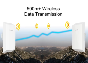 Puente Wi-Fi Punto a Punto para Exteriores Tenda O1-5G de 5.8GHz y 867Mbps, CPE para Exteriores de Larga Distancia de 1KM con 2 Antenas de 9dBi - Product Image 3