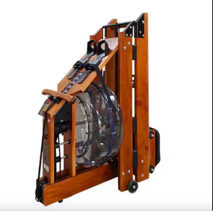 <span class=keywords><strong>Rameur</strong></span> à eau en bois réglable pour la salle de sport à domicile, exercice de remise en forme pour l'entraînement cardiovasculaire pour tous les niveaux - Product Image 1