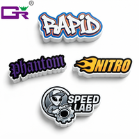 Autocollants graffiti découpés sur mesure en vinyle imperméable, style flamme gothique urbain cool, pour ordinateur portable, voiture, casque, skateboard, OEM