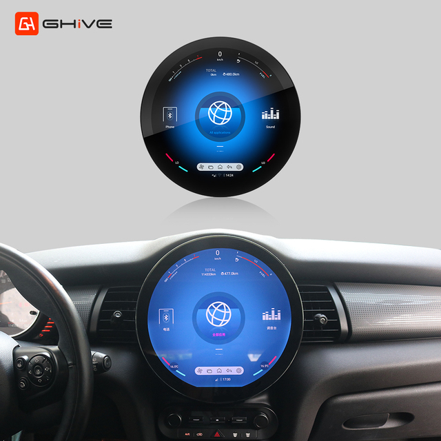 11.8 Inch Touch Screen Android 14 Wireless Carplay Headunit for bmw Mini F55/F56