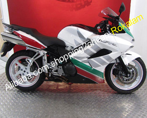 Pour Honda VFR800 <span class=keywords><strong>VFR</strong></span> <span class=keywords><strong>800</strong></span> 2002 2003 2004 2005 2006 2007 2008 2009 2010 <span class=keywords><strong>2011</strong></span> 2012 Vert Rouge Blanc Noir ABS Carénage Ensemble Complet - Product Image 1