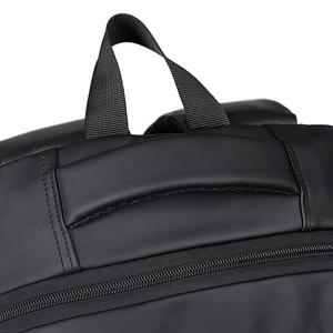 <b>Stylish</b> Unisex PU Laptop <b>Backpack</b> with Zipper Closure 20-39L Large Capacity <b>Waterproof</b> Travel Design Custom Logo - Product Image 2