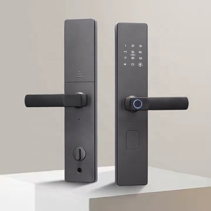 Nhà máy mới tuya wifi thông minh Điện Kỹ Thuật Số Ổ khóa cửa không thấm nước vân tay xử lý ttlock ứng dụng cho gỗ/nhôm thẻ nhớ - Product Image 1