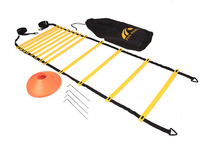 Set de Entrenamiento de Agilidad para Fútbol: Escalera de Velocidad, Conos, Discos, Paracaídas de Resistencia, Bandas de Resistencia, Equipo de Entrenamiento de Velocidad