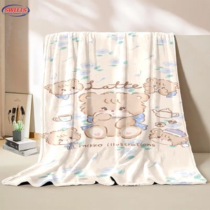 Mikko Mousse dibujos animados franela cómodo suave todas las estaciones hogar Oficina siesta Camping manta duradera animación derivados - Product Image 4