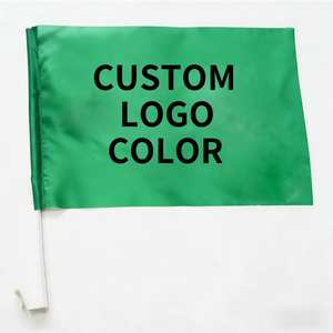 Banderas Personalizables para Ventanas de Automóviles, Digitales, Impermeables y Ecológicas |   Decoración para Vehículos de Alta Resistencia con Poste de Poliéster y Fibra de Vidrio - Product Image 1