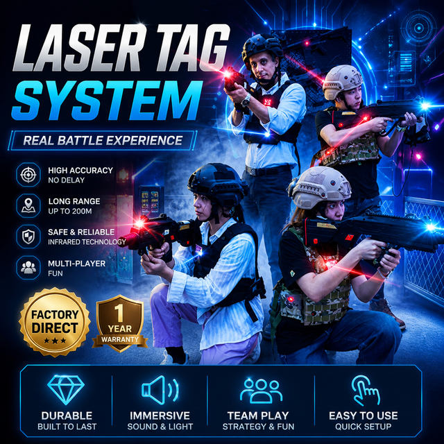 Intelligent Sensing Laser Tag Gunfight Equipment Laser Tag Gun with Vest Battle Vr Shooting Game