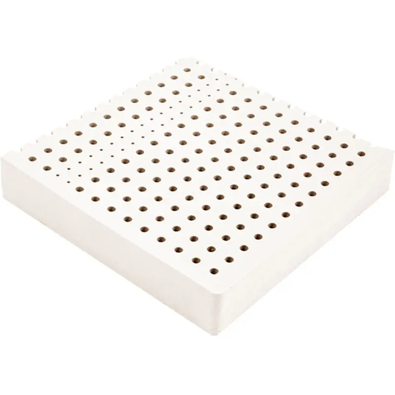 Nature latex square cushion ventilated design with holes cushion