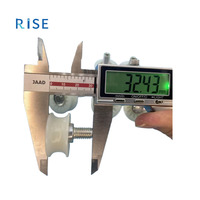 RISE Fe * haute qualité nouvelles pièces d'ascenseur rouleau porte roue poulie poulie rouleau blanc roue excentrique 33*15 M10