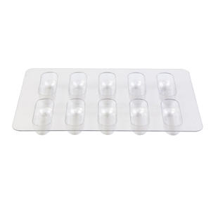Capsules de pilules en plastique, 100 pièces, plateau d'emballage de Blister, matériel vierge personnalisé - Product Image 2