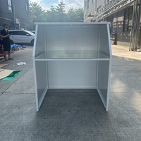 Table de bar moderne de luxe en acier inoxydable, mobilier de bar portable moderne pour les événements de mariage, les hôtels et les restaurants