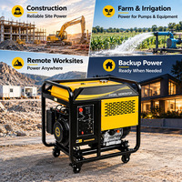 Générateur diesel haute performance portable à châssis ouvert refroidi par air 15KW 16KW pour chantier et alimentation fiable sur site