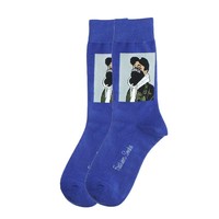 Impression personnalisée Jacquard vente en gros de chaussettes de haute qualité en coton coloré Festival fou drôle hommes chaussettes d'équipage