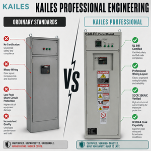 Centro de Distribución de Control de Motor KAILES Serie KLS-PNL 480A 415V NEMA 1 35kAIC para 891 para 50/60Hz con Panel de Cobre Estañado - Product Image 6