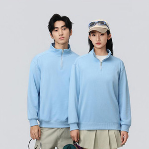 Sudadera de Invierno con Cuello Alto y Cierre de Cremallera, Personalizable con Logotipo, Color Sólido, Versátil, Uniforme para Servicio, Tallas S, M, L, 2XL, 3XL, 4XL - Product Image 3