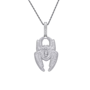 Sofort Lieferbar Dominanter Spinnen-Anhänger Halloween-Party <span class=keywords><strong>Spiderman</strong></span>-Halskette <span class=keywords><strong>Punk</strong></span>-Persönlichkeit - Product Image 2