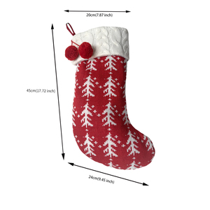 2026 BSCI Factory Direct <strong>Wholesale</strong> Custom <strong>Christmas</strong> Knitted <strong>Stockings</strong> For Embroidery Accessories For Holiday Decorations - Product Image 2