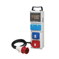 Boîte de distribution industrielle 10 voies en gros avec prises de verrouillage 16A CEE IP44 boîtes de prises de courant portables