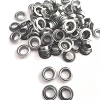 10mm argent/or semi-automatique oeillet vêtement oeillets rideau oeillet tubulaire Semi-creux Rivets tête avec trou