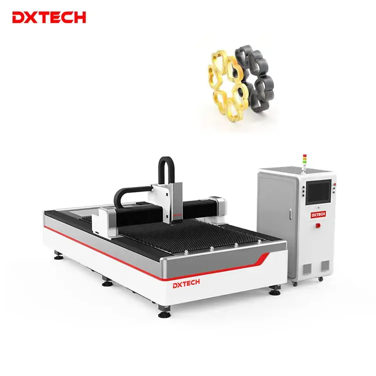 Dxtech CNC Fiber Laser Cutting Machine Automatic for Metal Stainless Steel