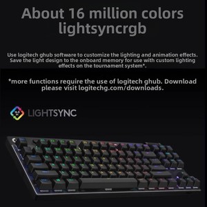 Gốc Logitech G Pro X Tkl 87-Key Không Dây Trò Chơi Bàn Phím Cơ Khí Với Ba Chế Độ GPX <span class=keywords><strong>E</strong></span>-Thể Thao Cho PC Máy Tính Để Bàn Người Dùng - Product Image 4