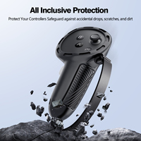 Accessoire de jeu de réalité virtuelle en silicone de conception ergonomique couvercle de batterie-ouverture contrôleur poignée étui de protection pour