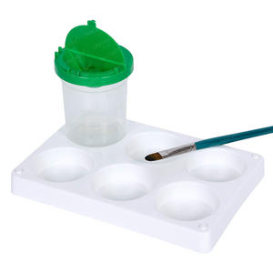 SINOART <span class=keywords><strong>6</strong></span> puits Art peinture <span class=keywords><strong>Palette</strong></span> plateau de peinture Palettes <span class=keywords><strong>Palette</strong></span> en plastique pour aquarelle - Product Image 3