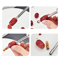 Groothandel Herbruikbare 5-delige Multifunctionele Fruit Corer en Pitter Set Keuken Fruit Snijgereedschap