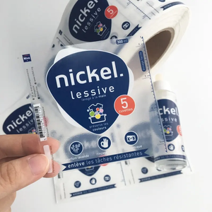 Tùy chỉnh chai nước trong suốt nhãn dán nhãn, cá nhân rõ ràng nhãn sản phẩm in ấn - Product Image 2