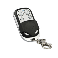 Télécommande d'ouverture de porte de garage RK-CRC-KIV35 390 MHz 4 canaux avec code roulant et code d'apprentissage, métal et plastique