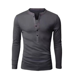 Men's Long Sleeved <b>round</b> <b>Neck</b> Fitness <b>T</b>-<b>Shirt</b> Soft Breathable Polyester Cotton Slim Fit Pure <b>White</b> for Spring and Autumn - Product Image 4
