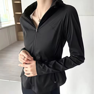 Factory Direct Supply <strong>Summer</strong> <strong>Lightweight</strong> Solid Thin Quick-Drying Breathable <strong>Jacket</strong> <strong>Women</strong> for Outdoor Sports - Product Image 3