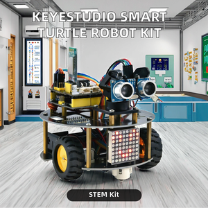 Module ESP32 personnalisé <span class=keywords><strong>Keyestudio</strong></span> pour la programmation STEM, l'éducation des créateurs, le robot tortue intelligent V3.0 BT compatible avec la maison intelligente - Product Image 2