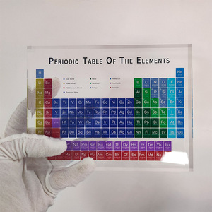 Tableau <span class=keywords><strong>périodique</strong></span> des éléments Affichage du tableau <span class=keywords><strong>périodique</strong></span> du bloc acrylique avec tableau <span class=keywords><strong>périodique</strong></span> de chimie d'impression UV de surface - Product Image 3