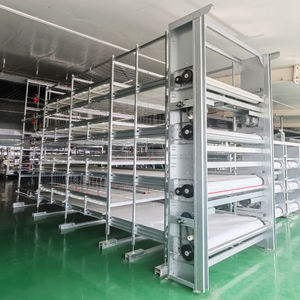 Broiler için otomatik Broiler kafes sistemi uzay tasarrufu kanatlı çiftlik yapı kafes sistemi - Product Image 5