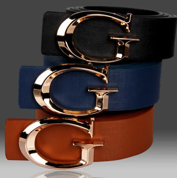 wholesale multi-color Designer brand leather belt cheap women's PU leather belt