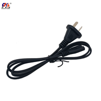 Cable de Alimentación CA de Alta Calidad con Conector Argentino AR a C7 para Laptop, Computadora, TV, Impresora