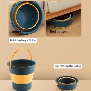 Đa màu 10 LTR xách tay <span class=keywords><strong>foldaway</strong></span> xô nước cho cắm trại/Câu Cá/chèo thuyền - Product Image 4